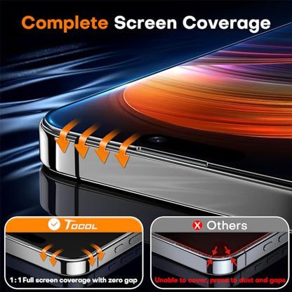 TOCOL for iPhone 16 Privacy Screen Protector - color: Privacy