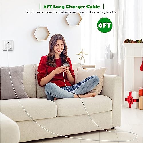 iPhone Charger Fast Charging,[Apple MFi Certified] 2 Pack Apple USB Charger - size: 2Pack 6Feet