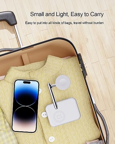 2 in 1 Charger Stand for Apple Watch and AirPods - color: White