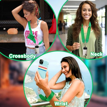 XANGNIER Clip and Go Strap for Phone with Wallet Crossbody,Forest Green - color: Forest Green