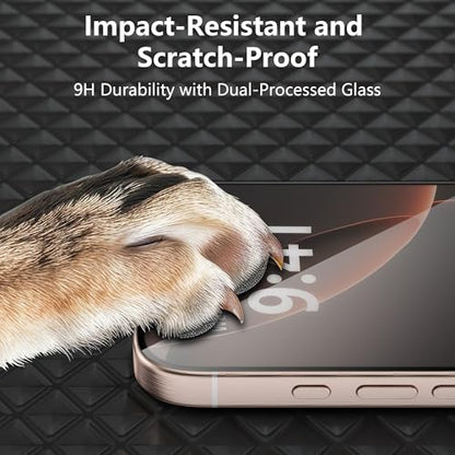 1 Pack Designed for iPhone 14, 13, 13 Pro (6.1") Screen Protector Tempered Glass, Case Friendly Anti Scratch Bubble Free Ultra Resistant - size: for iphone 13
