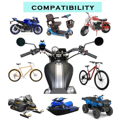 Motorcycle Phone Mount ATV 4 Wheeler Phone Holder Sturdy Hold Anti-theft