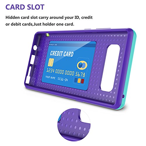 Galaxy Note 8 Case, Note 8 Cover, Jeylly [3 Color] Slim Hybrid Impact Rugged Soft TPU & Hard PC Bumper Shockproof Protective Anti-Slip Case Cover Shell for Samsung Galaxy Note 8 SM-N950 - Purple | [3 Color] Slim Hybrid Impact Rugged Soft TPU & Hard PC Bum