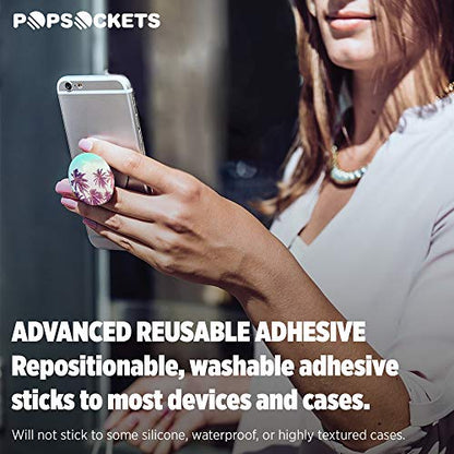 PopSockets: Collapsible Grip & Stand for Phones and Tablets - Palm Trees - color: Palm Trees
