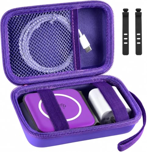 ANKHOH Travel Case for Iseyyox/for QUZUDN/for Ucomx 3 in 1 Wireless Charger - color: Purple
