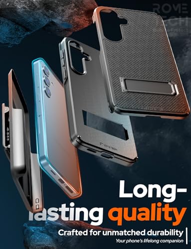Designed for Samsung Galaxy S24 Plus Case with Belt Clip Holster | Rugged Cover with Strong Magnet & Kickstand Heavy Duty Combo - Black - color: Black, style: Galaxy S24 Plus