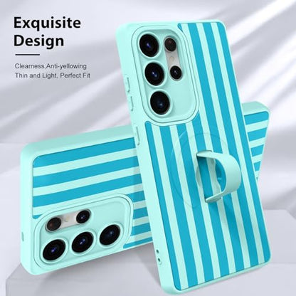 KANGHAR Compatible with Samsung Galaxy S25 Ultra Case Stripes -Blue - color: Blue-Stripes, size: Samsung Galaxy S25 Ultra
