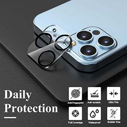 YWXTW [5 Pack Camera Lens Protector Compatible with iPhone 13 Pro Max 6.7" / 13 Pro 6.1" Tempered Glass, [Night Shooting Mode] Case Friendly, High Definition - color: Clear, size: iPhone 13 Pro/13 Pro Max