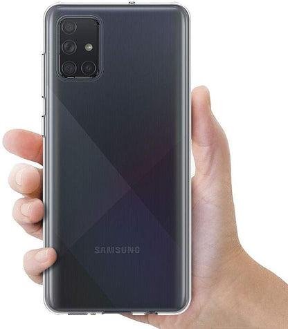 MaiJin Case for Samsung Galaxy A71 5G (6.7 inch) Soft TPU Rubber Gel Bumper Transparent Back Cover