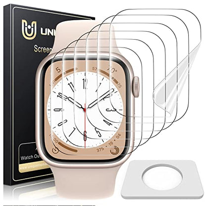 UniqueMe 6 Pack for Apple Watch 40mm SE 3/SE 2/SE Screen Protector - size: 40mm