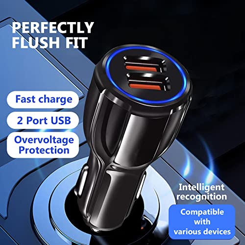 Fast Car Charger USB C Charging Cable Cord for Moto G Pure, Stylus 5G, Power, Play, One 5G Ace, G60S, G200, G9, G8, G7, Ultra Z4, G60, G22, G72, Edge 30 Phone - style: 5FT Car charger