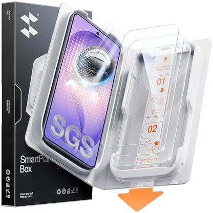 SMARTDEVIL 3 Pack HD Clear Screen Protector for Samsung Galaxy S26 Ultra | Ultrasonic Fingerprint Sensor Compatible, Anti-Shatter 9H Tempered Glass, SmartPull Box Bubble-Free Easy Install - size: S26 Ultra 6.9 inches
