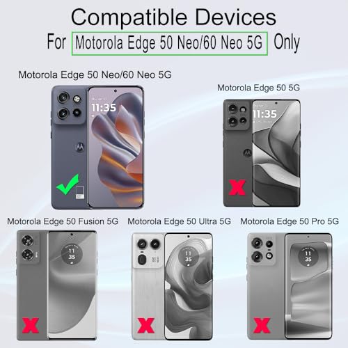 Ibywind for Motorola Edge 50 Neo/60 Neo 5G Screen Protector,2 Pack,9H Hardness Tempered Glass and Camera Lens Protector,with Alignment Frame,Full Coverage,Bubble Free,Fingerprint Unlock,Scratch Resistant - size: Edge 50 Neo