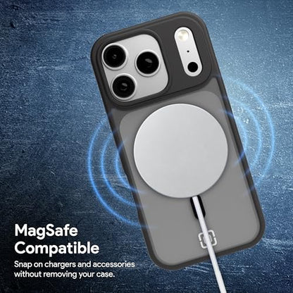 Incipio - Fog iPhone 17 Pro, Magsafe Compatible Phone Case, 10ft Drop Tested, Ultra Durable & Shock Absorbing, Scratch Resistant & Slim Profile (Black) - color: Black, size: iPhone 17 Pro