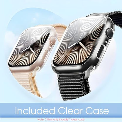 7 Packs Screen Protector for Apple Watch Series 10 42mm, Upgrade Flexible TPU Film for iWatch S10,HD Clear, Anti Scratch 0 Bubble, HD Touch Sensitive (Series