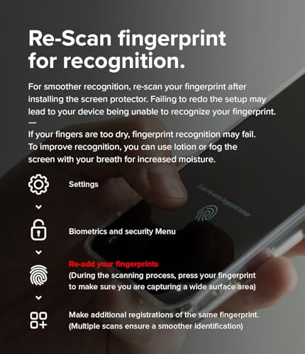 Ringke for Samsung Galaxy S25 Ultra Screen Protector [Privacy] - size: Galaxy S25 Ultra