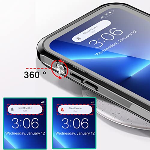 AICase Waterproof Case for iPhone 13 Pro max(6.7") with MagSafe Support Snowproof,Dustproof and Shockproof, IP68 Certified Full Body Protection Fully Sealed Underwater Cover for iPhone 13 Pro max - color: Waterproof magsafe