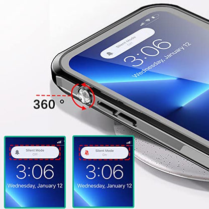 AICase Waterproof Case for iPhone 13 Pro max(6.7") with MagSafe Support Snowproof,Dustproof and Shockproof, IP68 Certified Full Body Protection Fully Sealed Underwater Cover for iPhone 13 Pro max - color: Waterproof magsafe