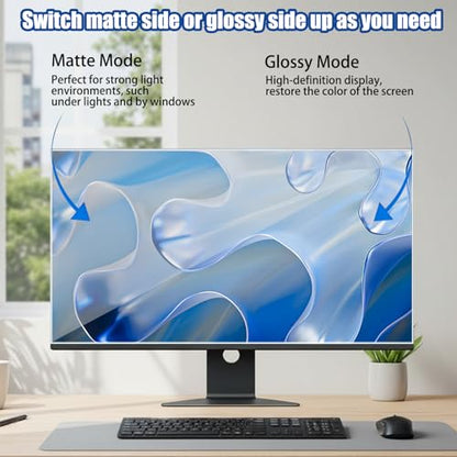 2 Pack 24 Inch Computer Screen Protector Anti Glare Blue Light Blocker - size: 24 Inch(Diagonal)-16:9 Aspect Ratio
