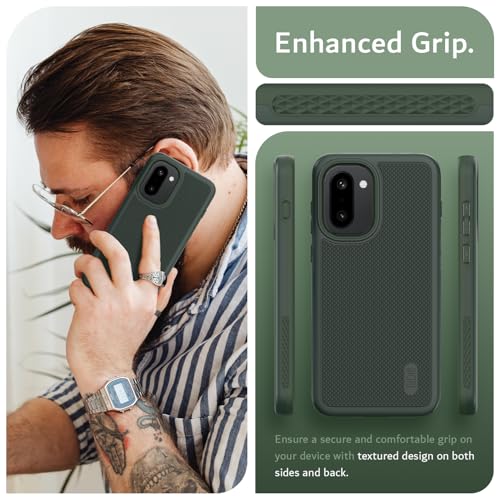 TUDIA MergeGrip Designed for OnePlus 15R Case 5G (2026) - [Military Grade Drop Tested] Dual Layer Shockproof Slim Rugged Tough Protective Phone Cases Cover (Pine Green) - color: Pine Green
