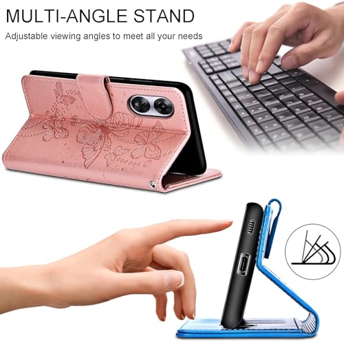for iPhone 16 Wallet case, Gray Flower | 3 Card Holders, Kickstand, Shockproof TPU Shell, PU Leather, Magnetic Closure, Protective Flip Folio Cover, Women - color: 9