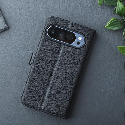 Google Pixel 10 Pro XL Metro Leather Wallet - color: Metro Black