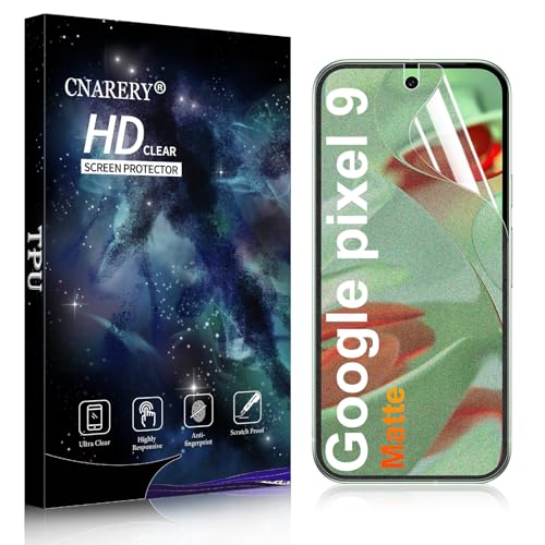 2 Pack for Google Pixel 9 Matte Screen Protector [Not Glass], HD Clear, Anti-Scratch, Anti-Glare, Support fingerprint - size: Google Pixel 9