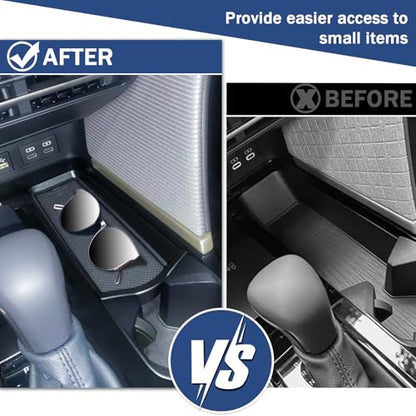TOPINSTALL Premium Front Center Console Tray for 2025 2026 Toyota Camry - color: Front Console Tray