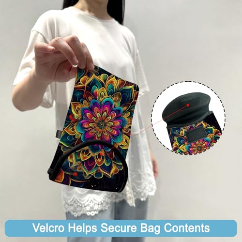 Neoprene Cell Phone Sleeve Pouch Case Bag with Crossbody Strap Neck Lanyard for Women 7.5 X 4.3 in Floral - color: Floral 1