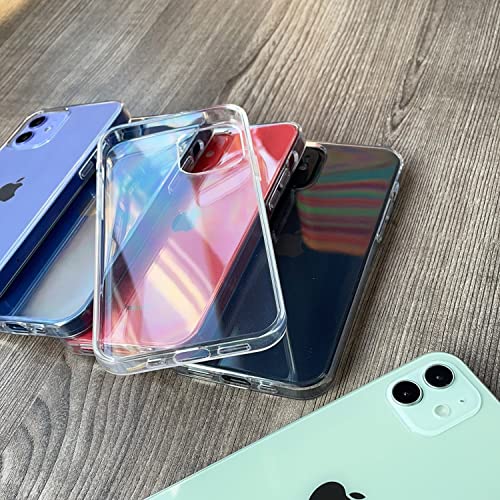 JJGoo Compatible with iPhone 12 Case & 12 Pro Case Clear Soft Transparent Shockproof Protective Slim Thin Bumper Phone Cover for 12 and 12 Pro - 6.1 inch - color: Clear