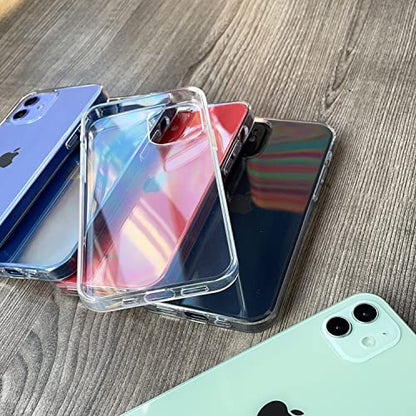 JJGoo Compatible with iPhone 12 Case & 12 Pro Case Clear Soft Transparent Shockproof Protective Slim Thin Bumper Phone Cover for 12 and 12 Pro - 6.1 inch - color: Clear