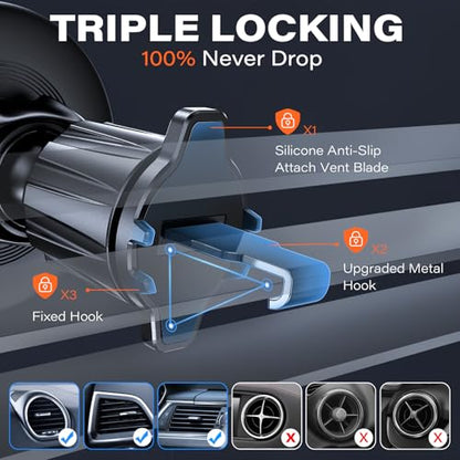 APPS2Car for MagSafe Car Mount, Magnetic Phone Holder for Car Air Vent - color: Magsafe 1-Pack