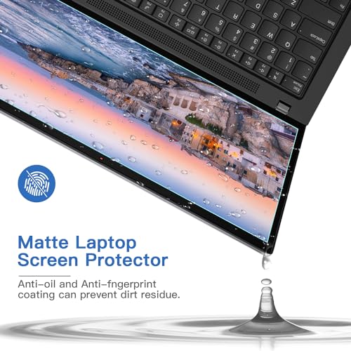 2 Pcs 14 Inch (1920x1200P) Laptop Blue Light Screen Protector, Reduce Eye Strain Anti Glare Blue Light Blocking Screen Protector for 14’’ with 16:10 Resolution HP/Dell/Acer/Asus/Samsung/Lenovo - size: 14 inch