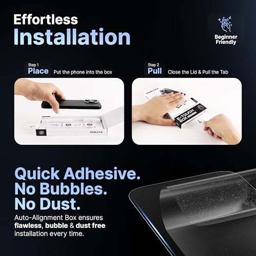 2 Pack Screen Protector for iPhone 17 Pro 6.3" 5X Stronger Tempered Glass 9H+ Hardness 12FT Military Grade Shatterproof HD Clear, Scratch Resistant Bubble-Free Installation Frame Case Friendly