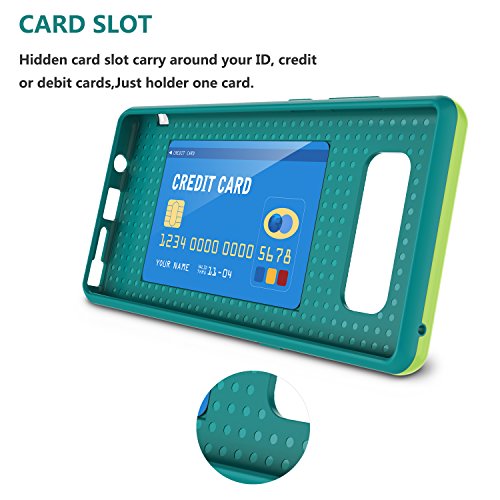 Jeylly Galaxy Note 8 Case, Note 8 Cover, [3 Color] Slim Hybrid Impact Rugged Soft TPU & Hard PC Bumper Shockproof Protective Anti-Slip Case Cover Shell for Samsung Galaxy Note 8 SM-N950 - Green | [3 Color] Slim Hybrid Impact Rugged Soft TPU & Hard PC Bump