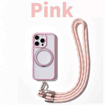 TORRAS Phone Lanyard Crossbody, Adjustable Anti-Theft Neck Strap, Pink - color: 7-pink