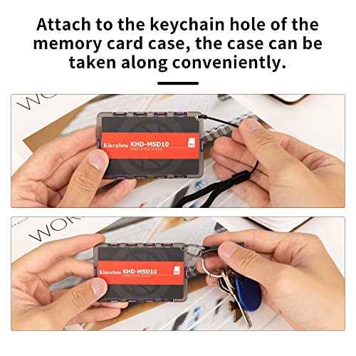 10 Slots Slim Credit Card Size TF Micro SD Card Case Holder - color: For 10 Micro SD