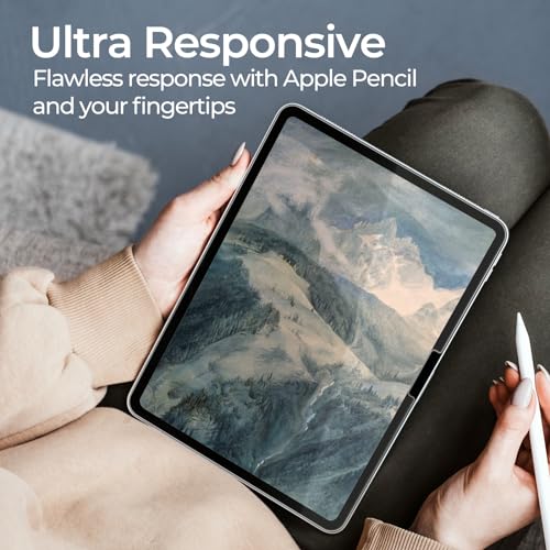 ArmorSuit 2 Pack Screen Protector for iPad Pro 11 Inch 5th Generation 2024 Tempered Glass 9H+ HD Clear Face ID, Apple Pencil Compatible [w/Alignment Frame] - size: iPad Pro 11" (5th Gen 2024)