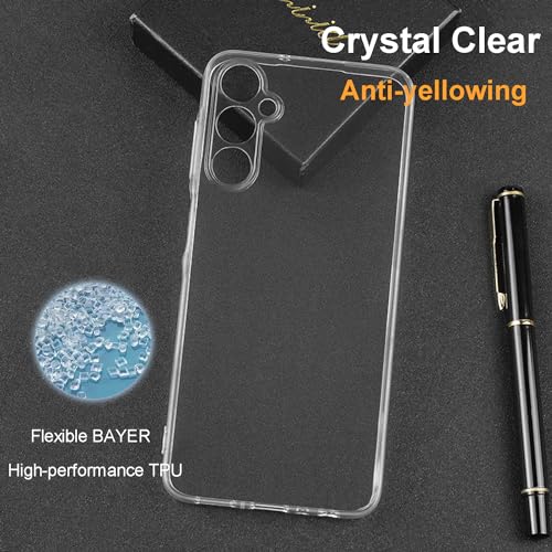 TENOC Phone Case for Samsung Galaxy A16 4G/5G, Clear Case Shockproof Protective Bumper Slim Cover - color: Clear, size: A16