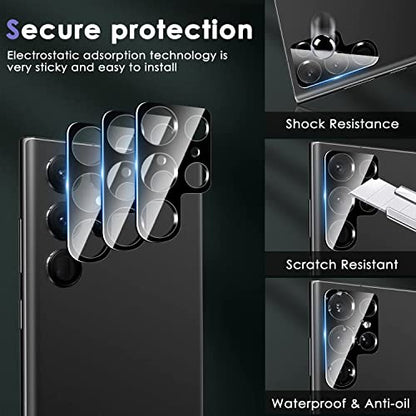 2+2 Pack for Samsung Galaxy S25 FE Screen Protector Privacy Film [Not Glass] With Camera Lens Protector, Fingerprint Unlock, Anti-Spy Flexible,Full Coverage，Anti-Scratch Shock-Resistant - size: S25 FE