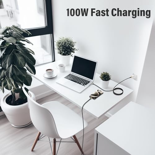 100W USB C to USB C Cable 20FT, Type-C Extra-Long 5A Fast Charging Cable, Compatible with iPhone 17 16 15 Pro Max Plus, MacBook Pro, iPad Air/Pro, Carplay - size: 20 FT