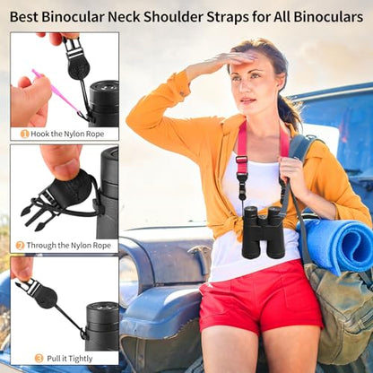 FIEIL 5 Pack Nylon iPad Strap, Adjustable Camera Neck Strap, Comfortable Shoulder Strap for iPad, Cellphone Tablet, Camera, Laptop, Binocular, Luggage Bag(Rose red Universal Neck Lanyard) - size: 5 Pack Rose Red