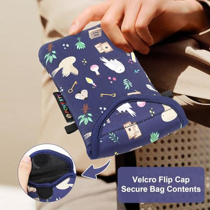 Flap Closure Secure Cell Phone Bag with Card Pocket for iPhone & Samsung - color: Horgar Magic