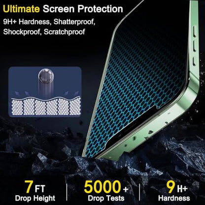 Ferilinso Screen Protector for iPhone 11, Tempered Glass, Case Friendly - size: iPhone 11-6.1 INCH