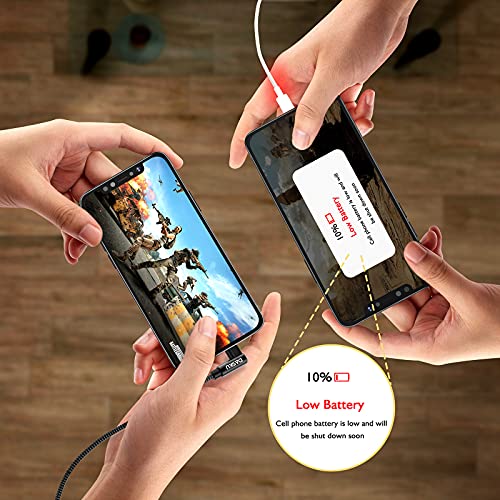 90 Degree iPhone Charging Cable [MFi Certified] Lightning Cable 10FT 2 Pack - color: Black, size: 10FT, style: USB-A