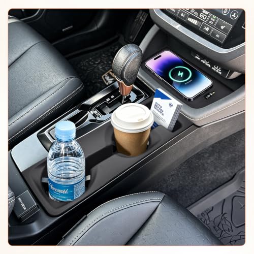 Cup Holder Insert and Charging Mat for 2026 Subaru Forester Accessories - size: for 2026 Subaru Forester Accessories