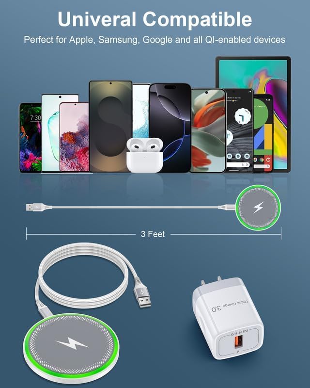 Pixel 11 10a 10 Pro XL Wireless Charger Android Charging for Google Pixel - color: Wireless Charger White