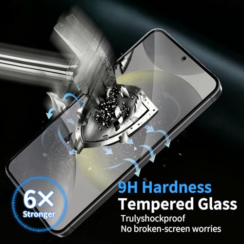 2 Pack Privacy Screen Protector for Samsung Galaxy S24 6.2'',Auto-Alignment - size: Galaxy S24