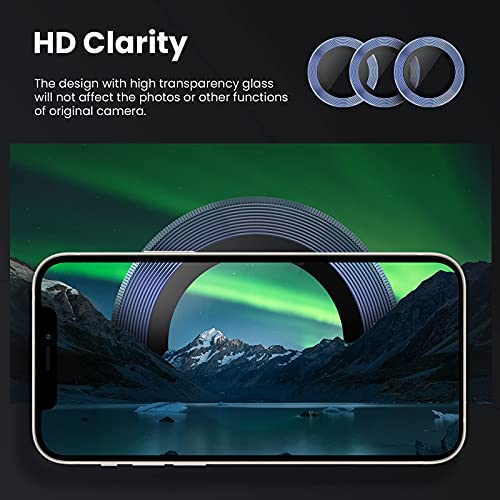 Tensea Camera Lens Protector Ring for iPhone 13 Pro - iPhone 13 Pro Max - color: Sierra Blue