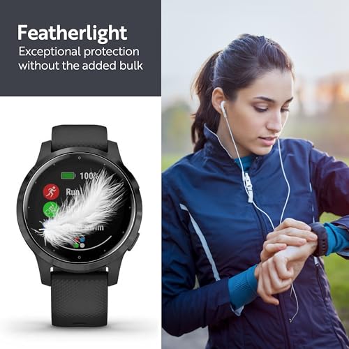 ArmorSuit 6 Pack for Garmin Vivoactive 4S 40mm (2020 Release) Screen Protector MilitaryShield HD Clear TPU Film - Made in USA - size: Vivoactive 4S (40mm)